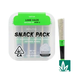 Boutiq Snack Pack (2.5g) - Lime Haze Infused With Pink Z