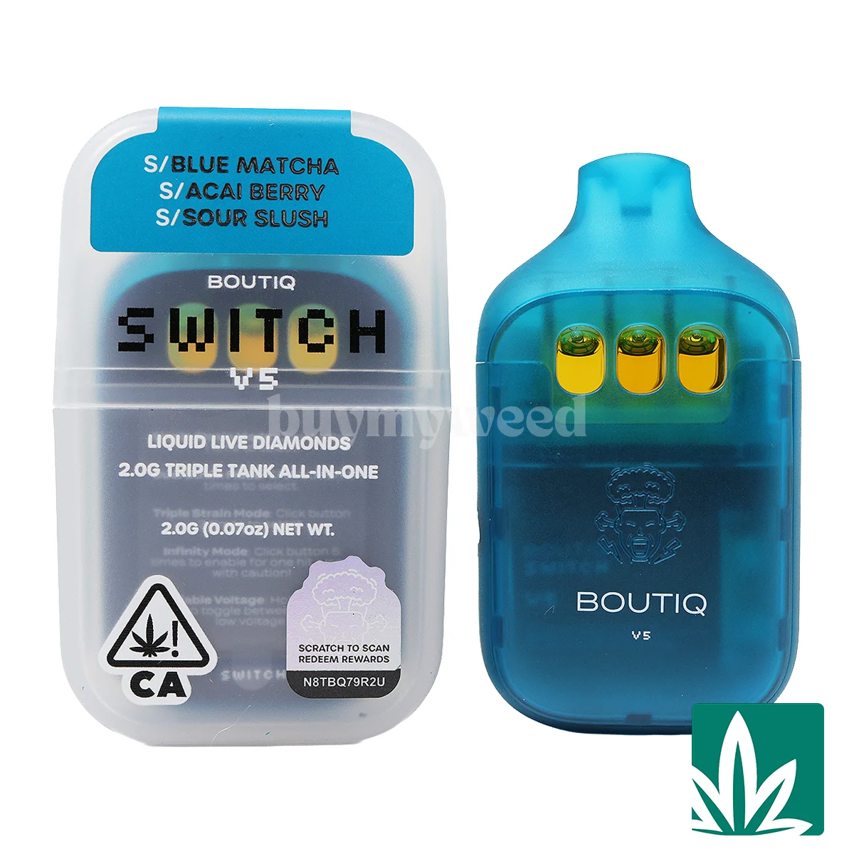 Boutiq Switch V5 (2g) - Blue Matcha x Acai Berry x Sour Slush