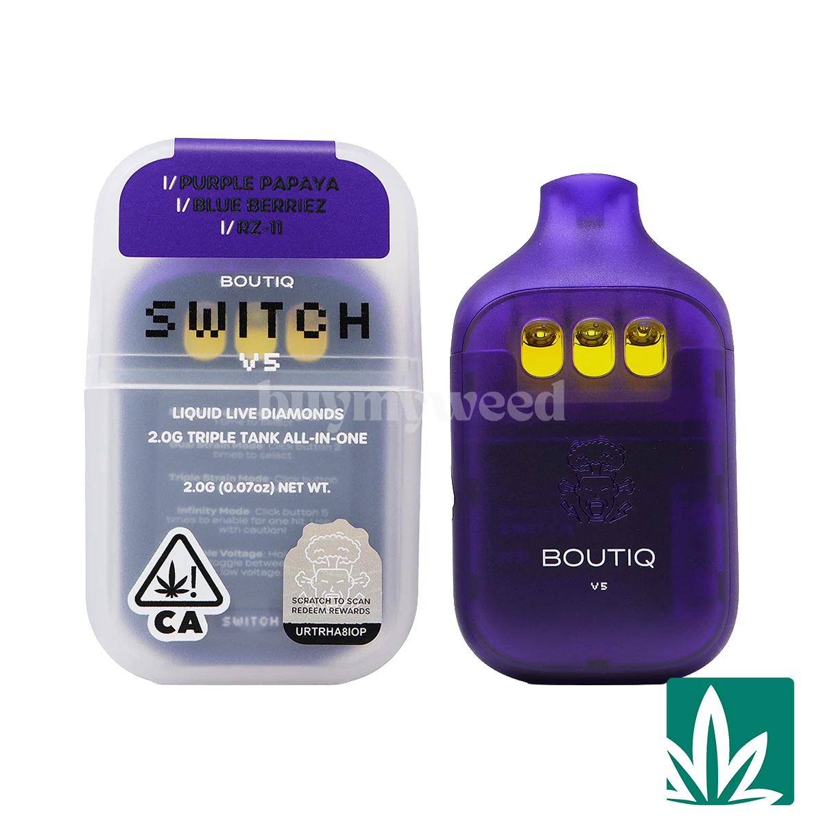 Boutiq Switch V5 (2g) - Purple Papaya x Blue Berriez x Rz-11
