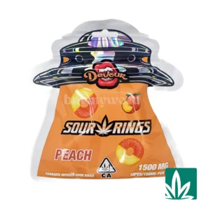 Devour Edibles (1500mg) - Sour Peach Rings