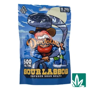 Devour Edibles (500mg) - Sour Lassos - Blueberry