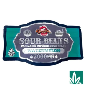 Devour Sour Belts (3000mg) - Watermelon