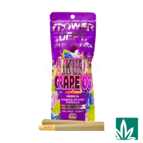 Flower Dept Diamond Infused Prerolls (2g) - Sakura Grape OG