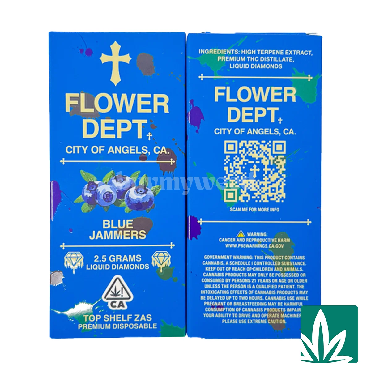 Flower Dept Liquid Diamond Disposable (2.5g) - Blue Jammers