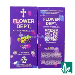 Flower Dept Liquid Diamond Disposable (2.5g) - Grape Ape
