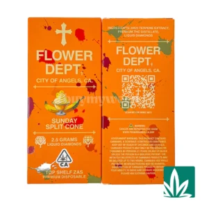 Flower Dept Liquid Diamond Disposable (2.5g) - Sunday Split Cone