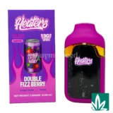 Heaters Live Resin Diamond Dual Dispo (3g) - Double Fizz Berry