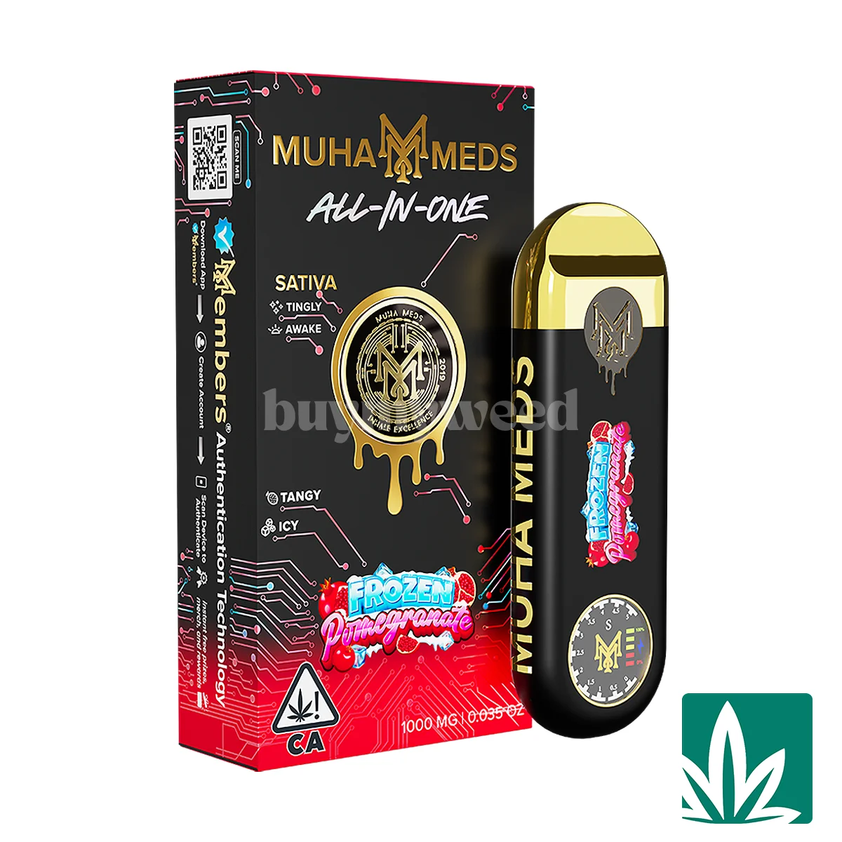 Muha Meds All in One (2g) - Frozen Pomegranate
