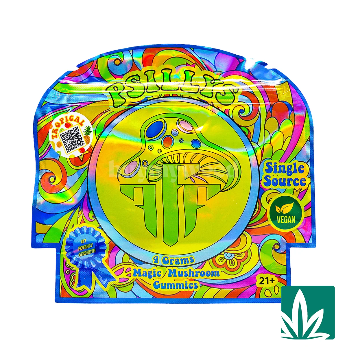 Psillys Magic Mushroom Gummies (4g) - Tropical
