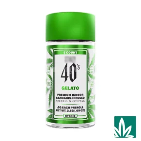 STZY 40's Pre roll Joints (2.5g) - Gelato