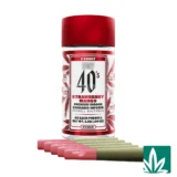 STZY 40's Pre roll Joints (2.5g) - Strawberry Mango