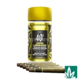 STZY .5G 40's Infused Mini Blunts 5 Pack (2.5g) - Super Lemon Haze
