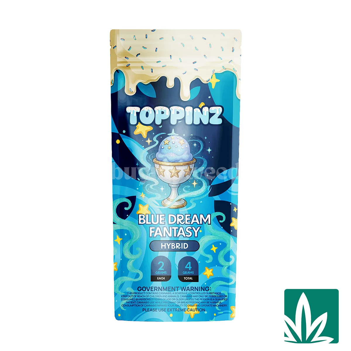 Toppinz Preroll 2x2g - Blue Dream Fantasy